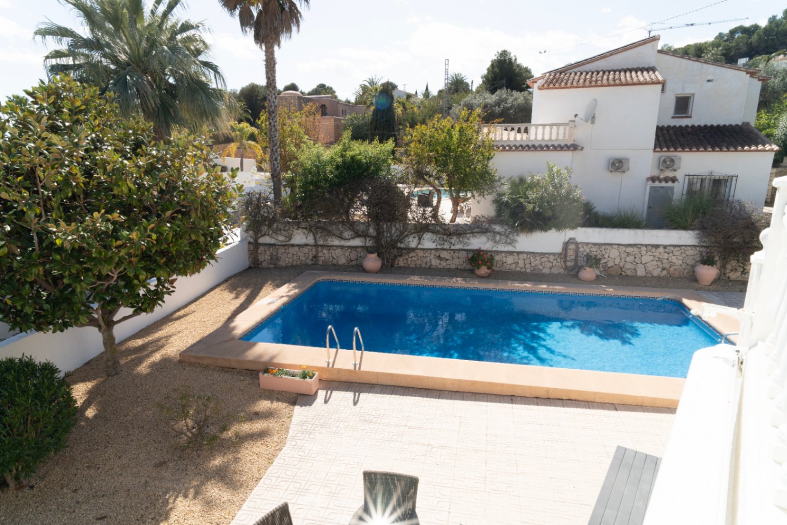 Villa mediterránea en venta en el Portet con vistas al mar
