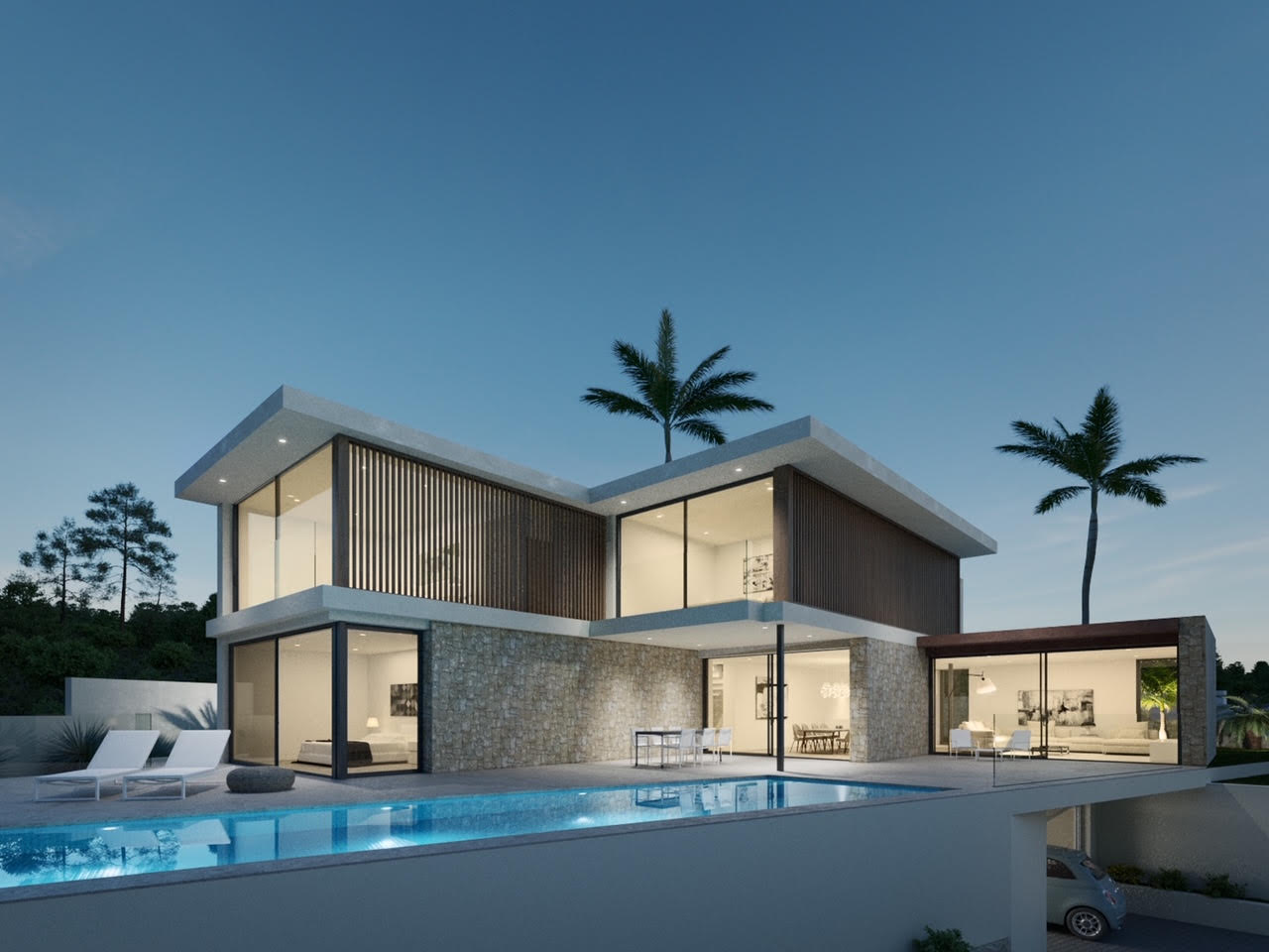 Villaproject te koop in Moraira met een prachtig uitzicht op zee