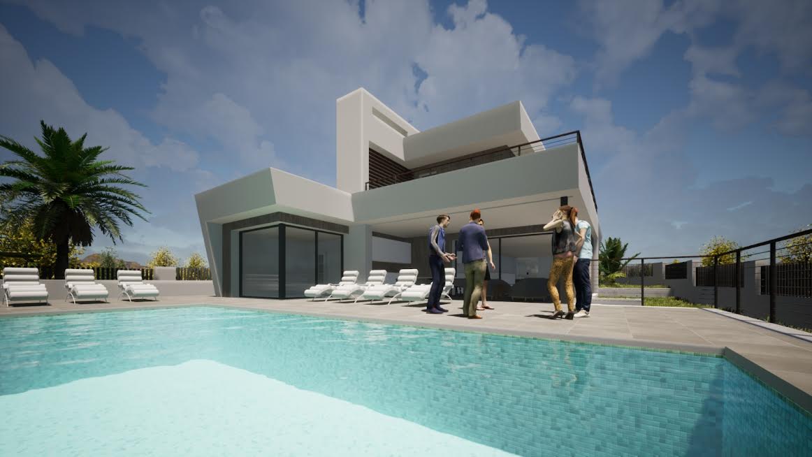 Nieuwbouw van moderne villa in Calpe