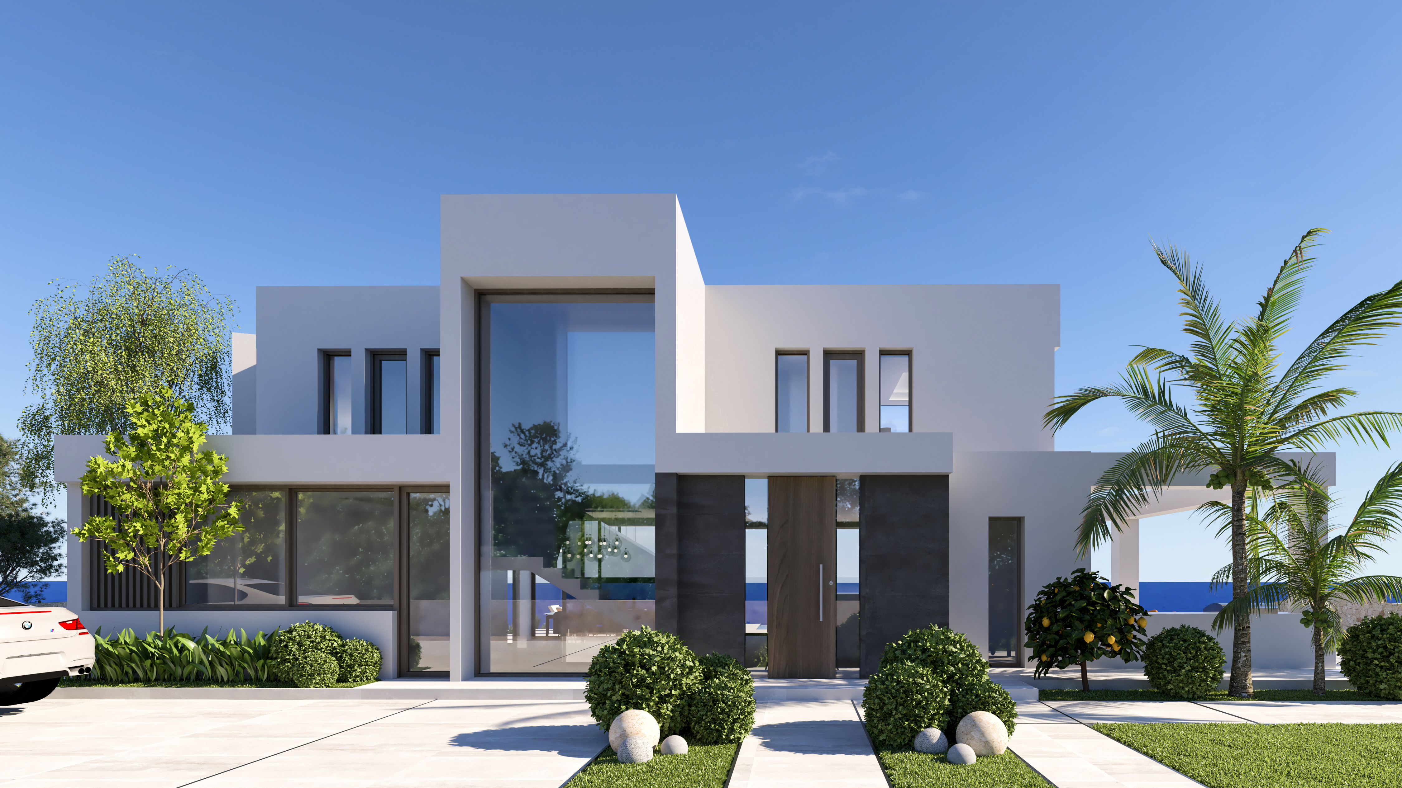 Nieuwe villa te koop met prachtig uitzicht in La Fustera, Benissa